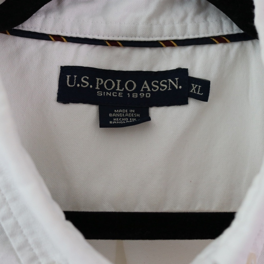Ralph Lauren Blake Shirt Men's XL White Long Sleeve Button Up 78% Cotton - Picture 3 of 5